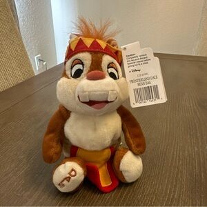 Vintage Walt Disney World FRONTIERLAND DALE Bean‎ Bag Plush NWT